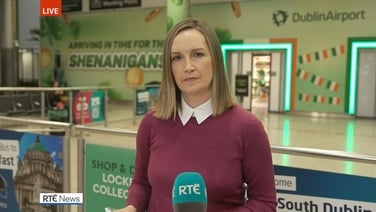 Reporter Maggie Doyle provides an update from Dublin Airport