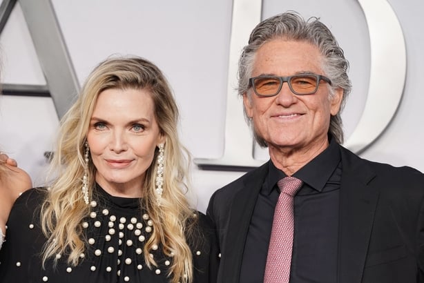 Michelle Pfeiffer and Kurt Russell arriving for the UK premiere of The Madison at Cineworld Leicester Square in central London. Picture date: Wednesday March 4, 2026. PA Photo. Photo credit should read: Ian West/PA Wire