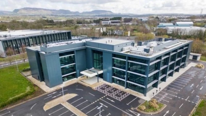 Aerial view of office in the IDA Business & Technology Park, Finisklin, Co Sligo