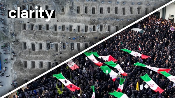 A missile strike killed hundreds at a school in southern Iran