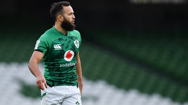 24 October 2020; Jamison Gibson-Park of Ireland during the Guinness Six Nations Rugby Championship match between Ireland and Italy at the Aviva Stadium in Dublin. Due to current restrictions laid down by the Irish government to prevent the spread of coronavirus and to adhere to social distancing reg