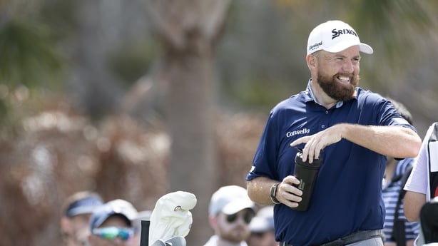 Shane Lowry is pictured smiling on 10th hole during the first round of the Arnold Palmer Invitational presented by Mastercard 2026 at Arnold Palmer Bay Hill Golf Course on March 5, 2026 in Orlando, Florida.