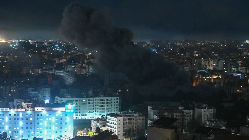 Isreali air strike on Beirut