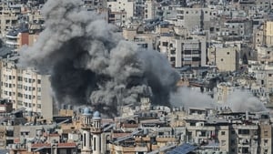 Fresh Israeli strikes are reported to have battered Lebanon show image