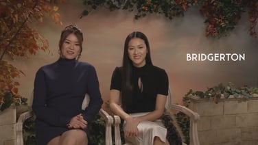 Bridgerton's Posy and Araminta on those shoe clips and why they feel so differently about Sophie