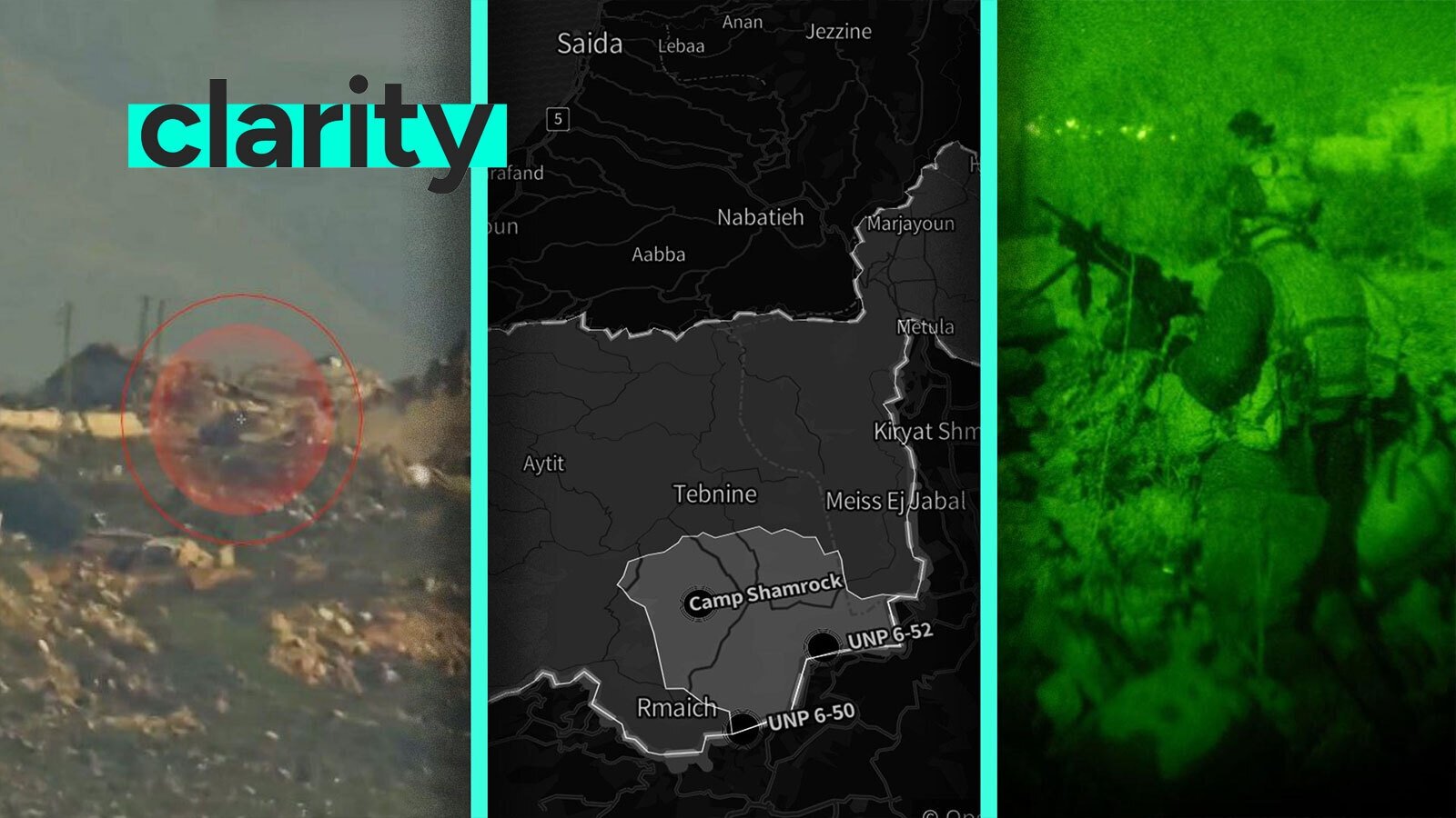 What's been happening near Irish UNIFIL troops in south Lebanon?