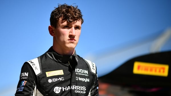 MELBOURNE, AUSTRALIA - MARCH 06: Alexander Dunne of Ireland and Rodin Motorsport (15) looks on during Round 1 Melbourne qualifying of the Formula 2 Championship at Albert Park Circuit on March 06, 2026 in Melbourne, Australia. (Photo by James Sutton - For