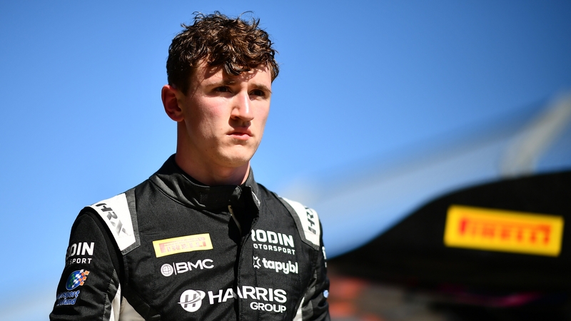 MELBOURNE, AUSTRALIA - MARCH 06: Alexander Dunne of Ireland and Rodin Motorsport (15) looks on during Round 1 Melbourne qualifying of the Formula 2 Championship at Albert Park Circuit on March 06, 2026 in Melbourne, Australia. (Photo by James Sutton - For