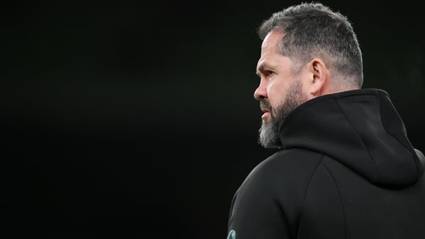 6 March 2026; Ireland head coach Andy Farrell before the Guinness 6 Nations Rugby Championship match between Ireland and Wales at the Aviva Stadium in Dublin. Photo by Brendan Moran/Sportsfile