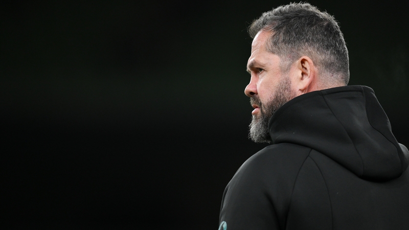 6 March 2026; Ireland head coach Andy Farrell before the Guinness 6 Nations Rugby Championship match between Ireland and Wales at the Aviva Stadium in Dublin. Photo by Brendan Moran/Sportsfile
