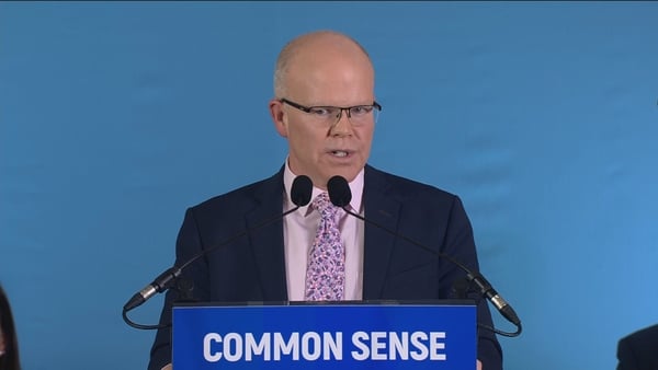 Peadar Tóibín addressing the Aontú Ard Fheis in Laois 2