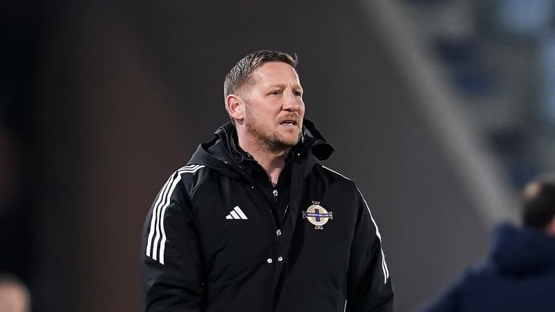 LAUSANNE, SWITZERLAND - MARCH 03: Headcoach of Northern Ireland Kris Lindsay looks on during the 2027 FIFA Women's World Cup Qualifier match between Switzerland and Northern Ireland at Stade de la Tuiliere on March 03, 2026 in Lausanne, Switzerland. (Phot