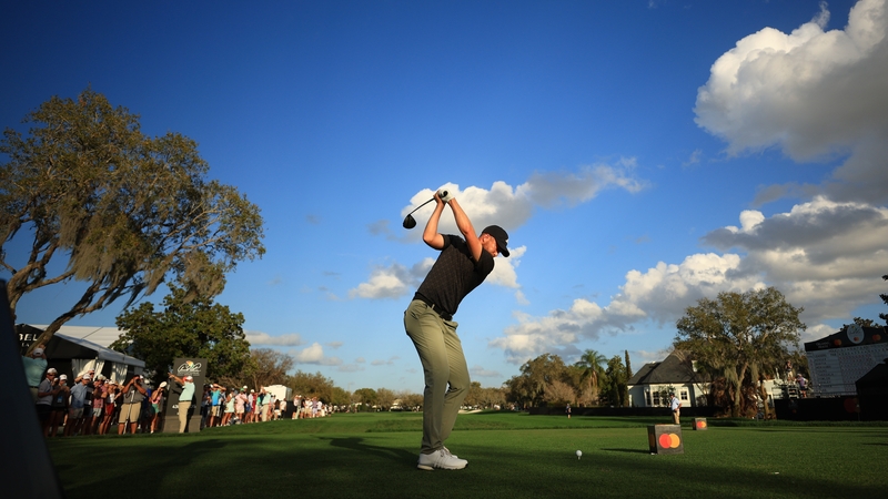 ORLANDO, FLORIDA - MARCH 07: Daniel Berger of the United States plays his shot from the 11th tee during the third round of the Arnold Palmer Invitational presented by Mastercard 2026 at Arnold Palmer Bay Hill Golf Course on March 07, 2026 in Orlando, Flor