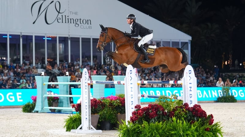 Darragh Kenny and his European Championships mount Eddy Blue