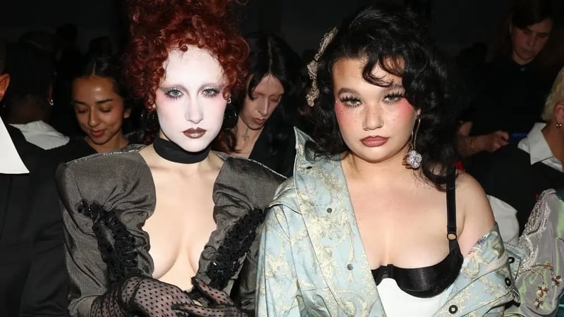 Chappell Roan and Lola Young at the Vivienne Westwood show
