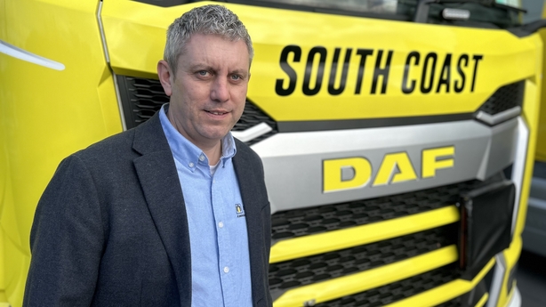 Damien Healy of South Coast Logistics RTÉ