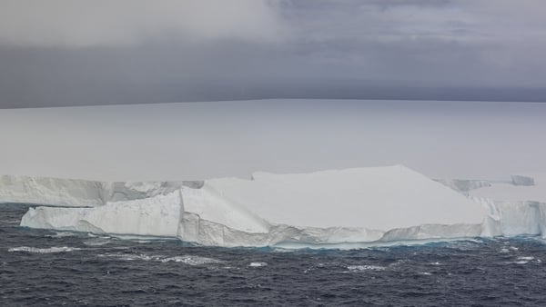 Imagery of iceberg A23a taken during a routine Op COLDSTARE flight to South Sandwich Islands by an Atlas A400m of RAF 1312 Flight, Mount Pleasant, the Falklands.Op COLDSTARE is a routine mission completed from Mount Pleasant (MPC) based Royal Air Force A4