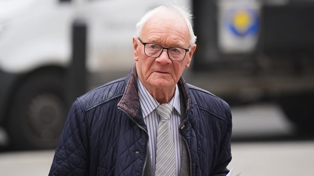 A photograph of barry laycock outside the high court in London