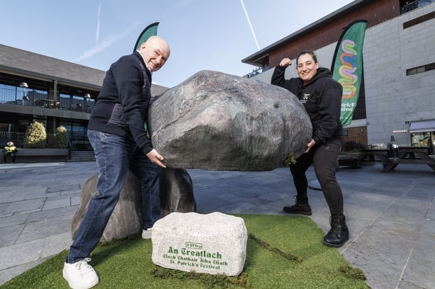 Richard Tierney, CEO, St Patrick's Festival is pictured with Ayshea Ullah
