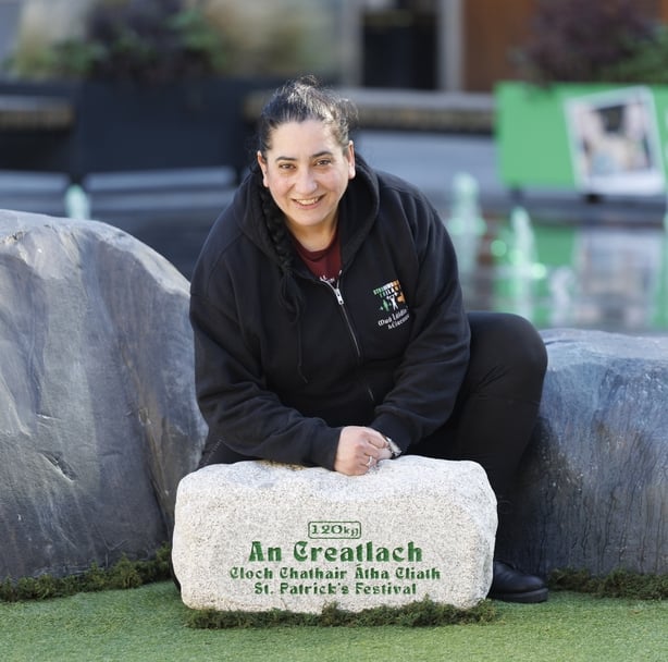  Ayshea Ullah, Ireland's former five time Strongest Woman and Stones & Stories performer