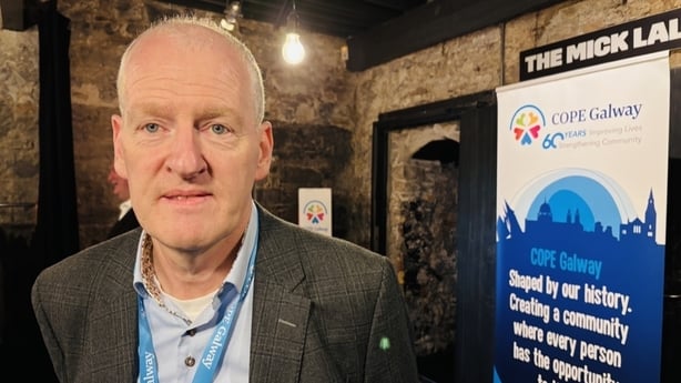 Martin O'Connor at the COPE event in Galway 