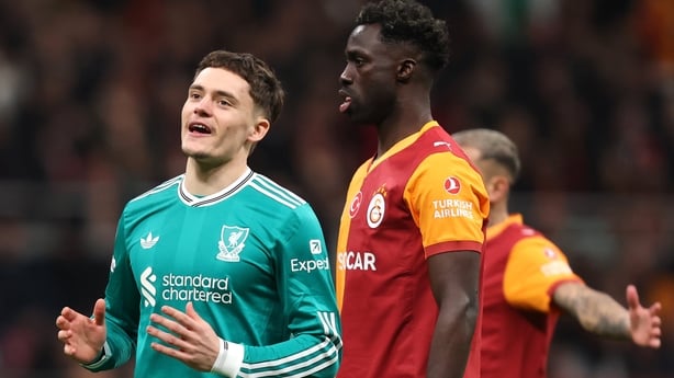 Florian Wirtz of Liverpool reacts during the UEFA Champions League 2025/26 Round of 16 First Leg match between Galatasaray SK and Liverpool FC at Ali Sami Yen Spor Kompleksi on March 10, 2026 in Istanbul, Turkey.