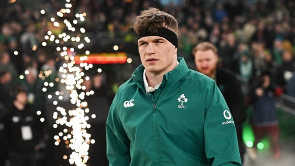6 March 2026; Josh van der Flier of Ireland before the Guinness 6 Nations Rugby Championship match between Ireland and Wales at the Aviva Stadium in Dublin. Photo by Ramsey Cardy/Sportsfile