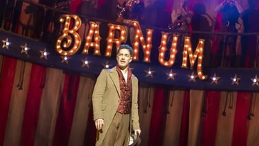 Lee Mead walks the tightrope in Barnum