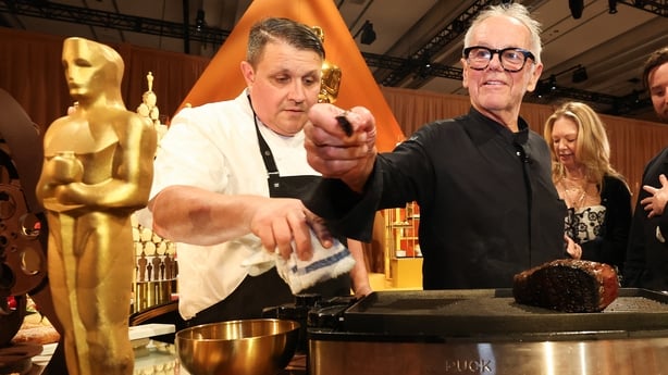 Chef Wolfgang Puck poses during the 98th Oscars Governors Ball Preview at Ovation Hollywood Complex on 10 March, 2026 in Hollywood, California. (Photo by VALERIE MACON / AFP)