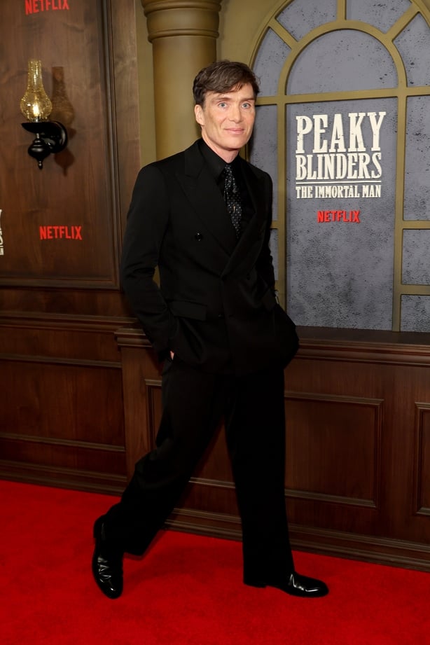 NEW YORK, NEW YORK - MARCH 10: Cillian Murphy attends Netflix's "Peaky Blinders: The Immortal Man" New York Premiere at DGA Theater on March 10, 2026 in New York City. (Photo by Dia Dipasupil/WireImage)