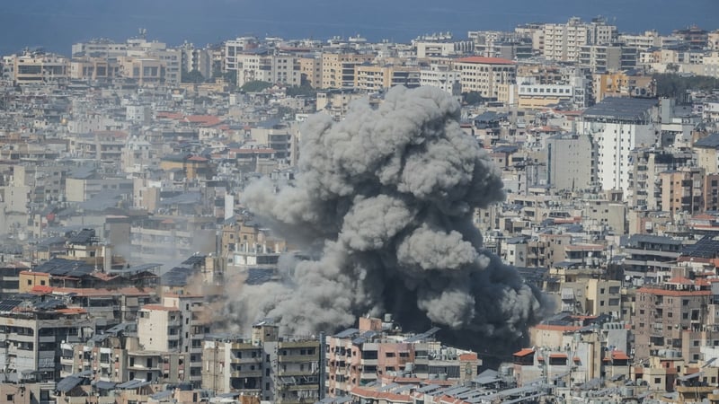 Príomhchathair na Liobáine, Béiriút, faoi smúit arís, 11 Márta 2026