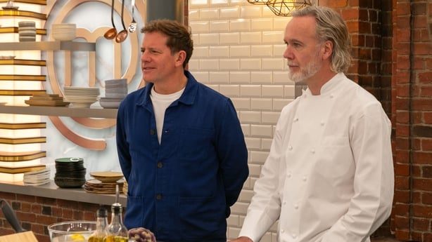 Matt Tebbutt and Marcus Wareing in the MasterChef: The Professionals kitchen Photo: BBC/Shine TV
