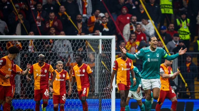 Virgil Van Dijk during Champions League game against Galatasaray, March 2026