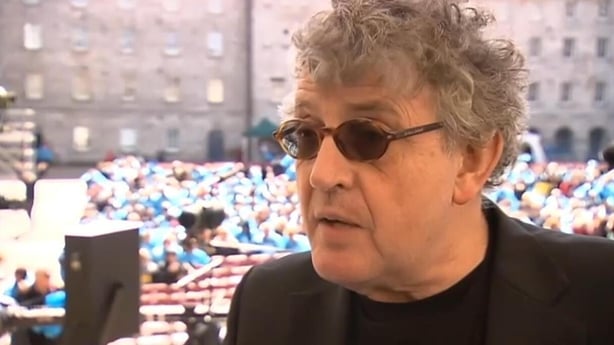 Poet Paul Muldoon at Collins Barracks, 2016