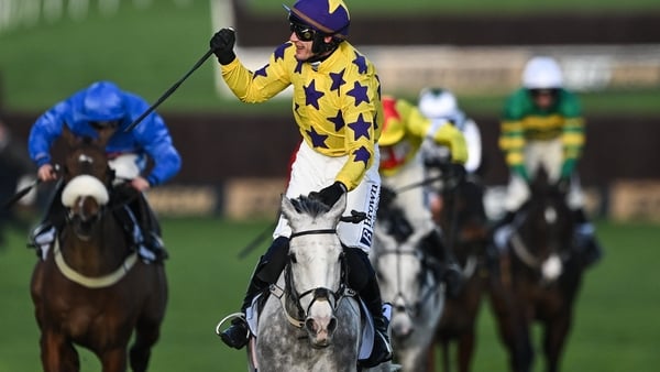 Cheltenham , United Kingdom - 11 March 2026: Il Etait Temps, with Paul Townend up, on the way to winning the BetMGM Queen Mother Champion Chase on day two of the 2026 Cheltenham Racing Festival at Prestbury Park in Cheltenham, England. (Photo By David Fit