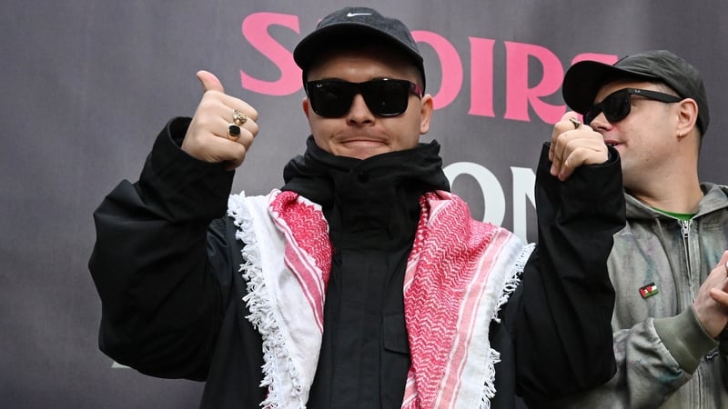 Kneecap suffering 'fractional' compared to Gazans