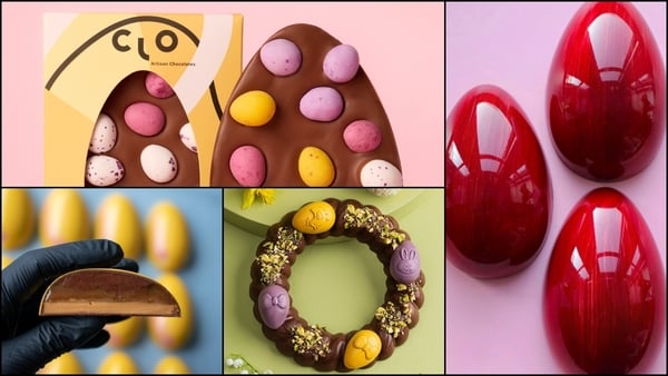 Collage of Easter treats