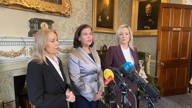 Mary Lou McDonald in Belfast