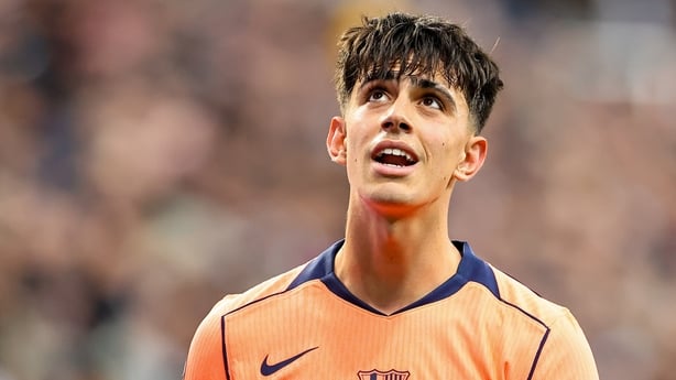 Newcastle upon Tyne, United Kingdom - March 10: Marc Bernal of FC Barcelona looks on during the UEFA Champions League 2025/26 Round of 16 First Leg match between Newcastle United FC and FC Barcelona at St James' Park on March 10, 2026 in Newcastle upon Tyne, United Kingdom. (Photo by Ryan Crockett/D