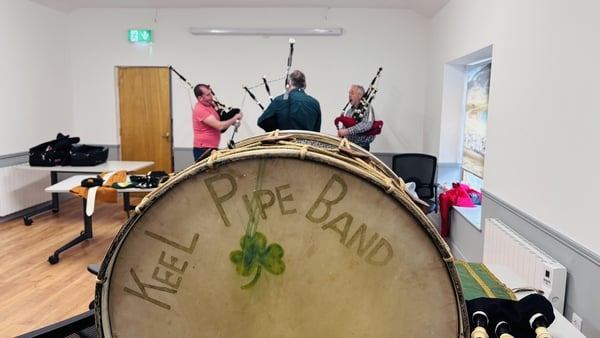 Keel Pipe Band in Acaill is marking its 80th anniversary