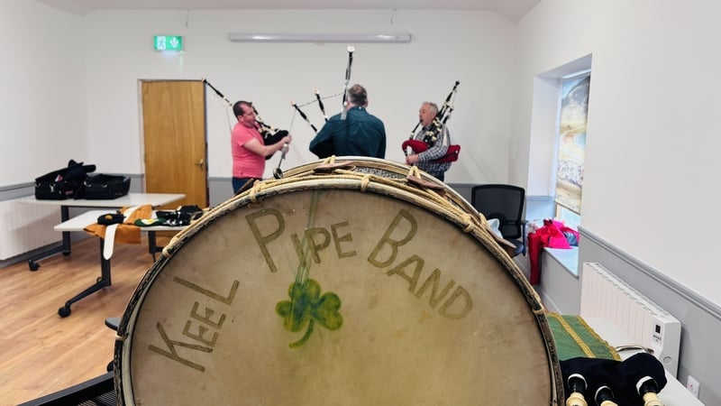 Emigration key theme of Keel Pipe Band's 80th anniversary