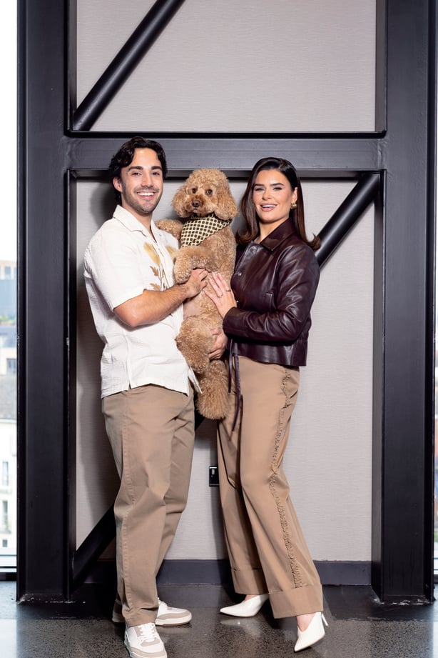 Karen and Jake with their dog