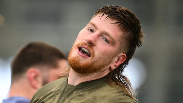 11 March 2026; Joe McCarthy during an Ireland Rugby squad training session at the IRFU High Performance Centre in Dublin. Photo by Brendan Moran/Sportsfile