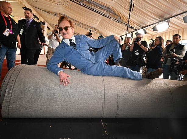 Conan O'Brien at the 98th Oscars arrivals carpet roll out held at Ovation Hollywood on March 11, 2026 in Los Angeles, California. (Photo by Michael Buckner/Variety via Getty Images)