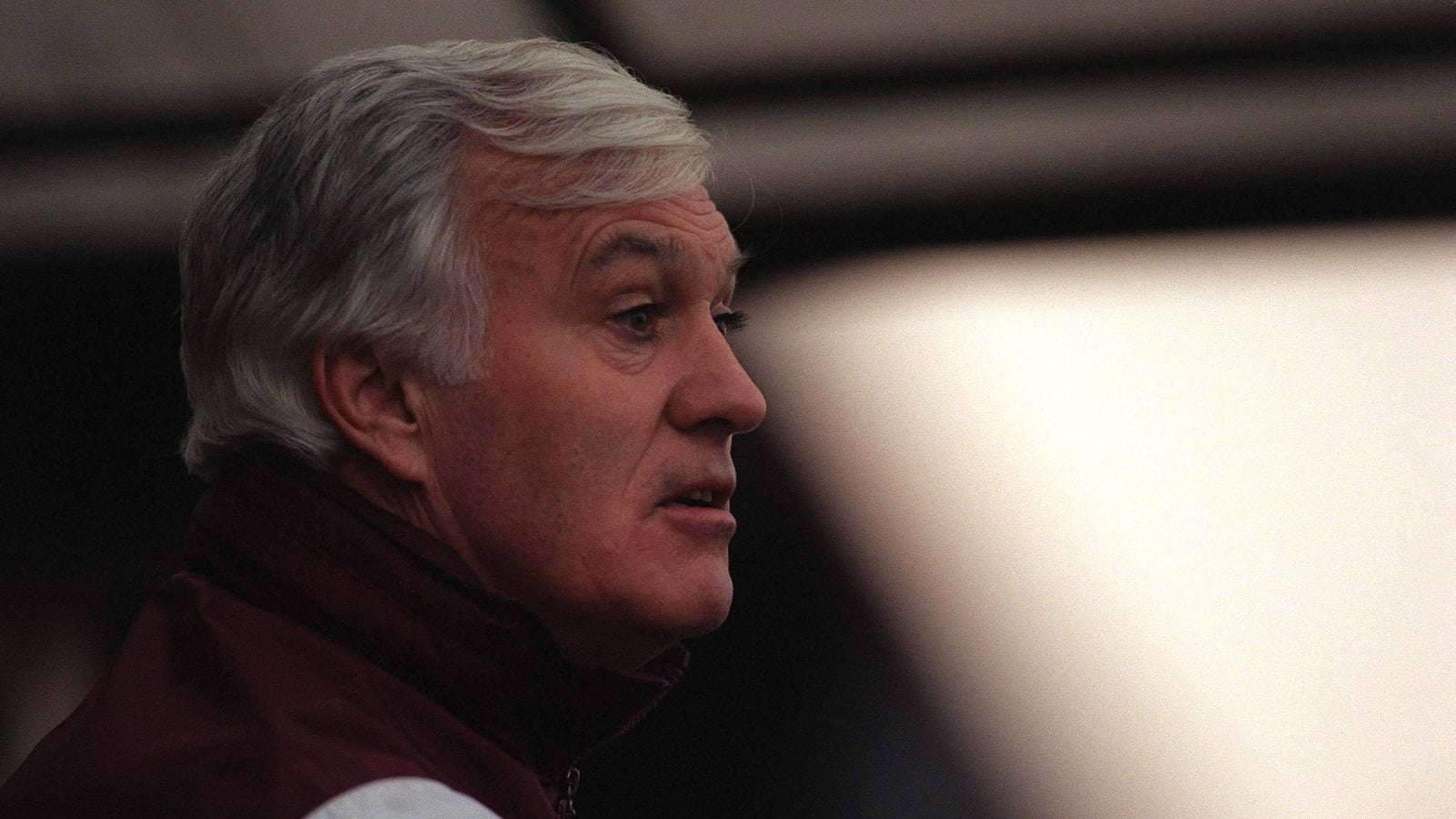 14 December 1997; Bohemians manager Turlough O'Connor during the Harp Lager National League Premier Division match between Bohemians and Dundalk at Dalymount Park in Dublin. Photo by Brendan Moran/Sportsfile.