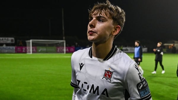 20 February 2026; Ronan Teahan of Dundalk after the SSE Airtricity Men's Premier Division match between Dundalk and Drogheda United at Oriel Park in Dundalk, Louth. Photo by Ben McShane/Sportsfile