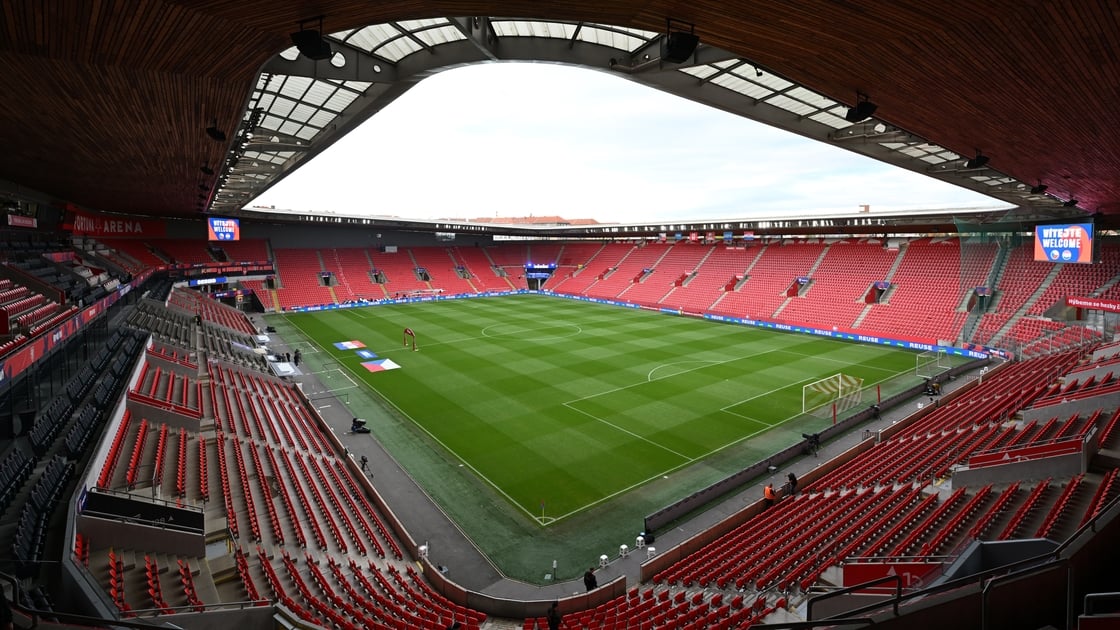 The Fortuna Arena where Czech Republic host Ireland later this month