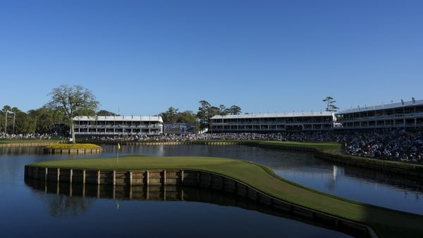 PONTE VEDRA BEACH, FLORIDA - MARCH 13: A general view of the 17th hole during the second round of THE PLAYERS Championship at Stadium Course at TPC Sawgrass on March 13, 2026 in Ponte Vedra Beach, Florida. (Photo by Ben Jared/PGA TOUR via Getty Images)