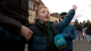 Fans celebrate Ireland’s Triple Crown win