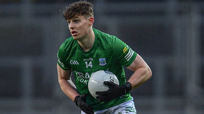 Dublin , Ireland - 1 April 2023; Darragh McGurn of Fermanagh during the Allianz Football League Division 3 Final match between Cavan and Fermanagh at Croke Park in Dublin. (Photo By Tyler Miller/Sportsfile via Getty Images)